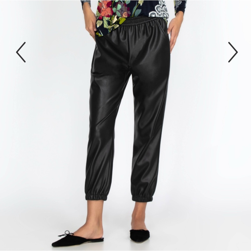 Vegan Leather Jogger
